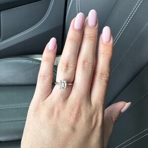 Emerald Cut Diamond Ring